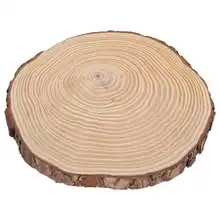 Plastry drewna naturalne plastry drewna niedokończone koła drewniane ozdoby nieregularne plastry drewna z kory naturalne plastry drewna tanie tanio CN (pochodzenie)