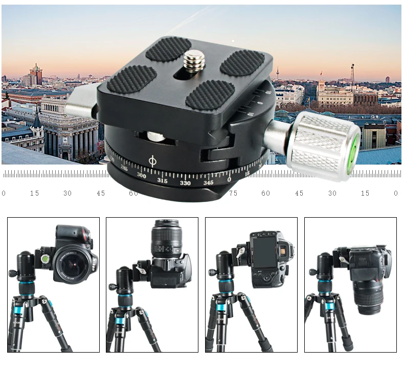 Зажим для мини-камеры dslr быстросъемный зажим для штатива панорамный вращающийся зажим для штатива камеры с адаптером arce