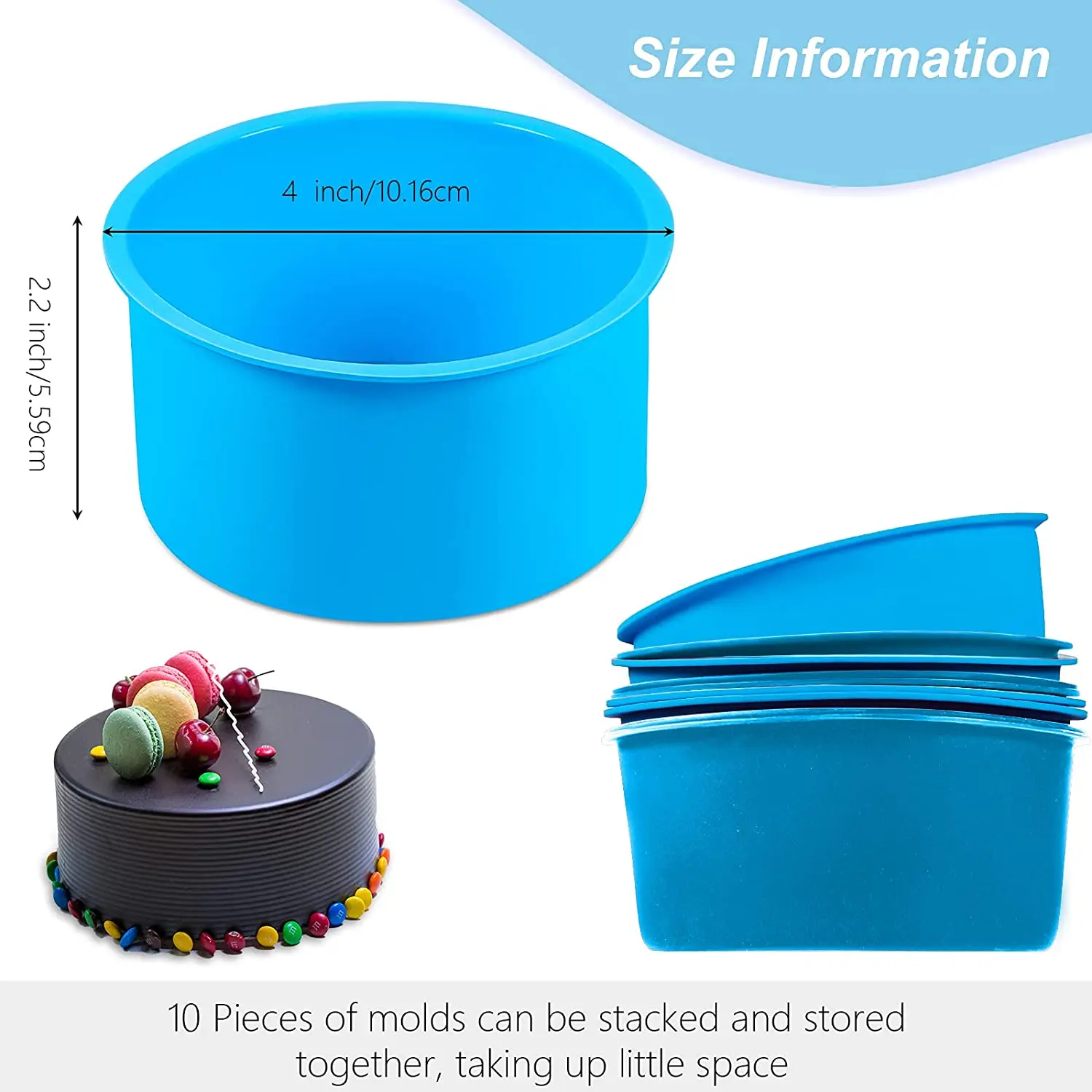 Silicone Kitchen Accessories Silicone Mold Baking Round