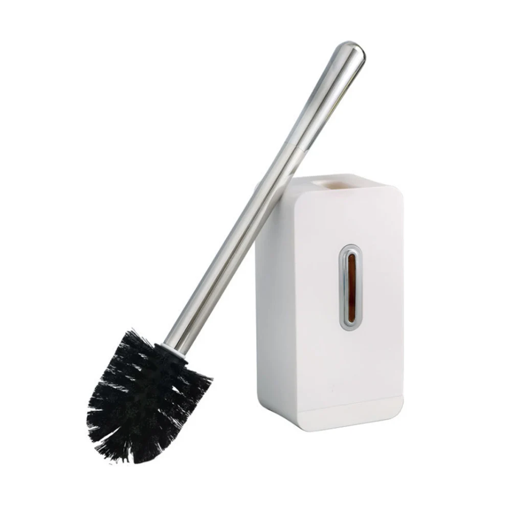 Держатель для туалетной ершика Brosse, держатель для щетки, держатель для туалетной щетки, держатель для чистки ванной комнаты, аксессуары для ванной комнаты - Цвет: white