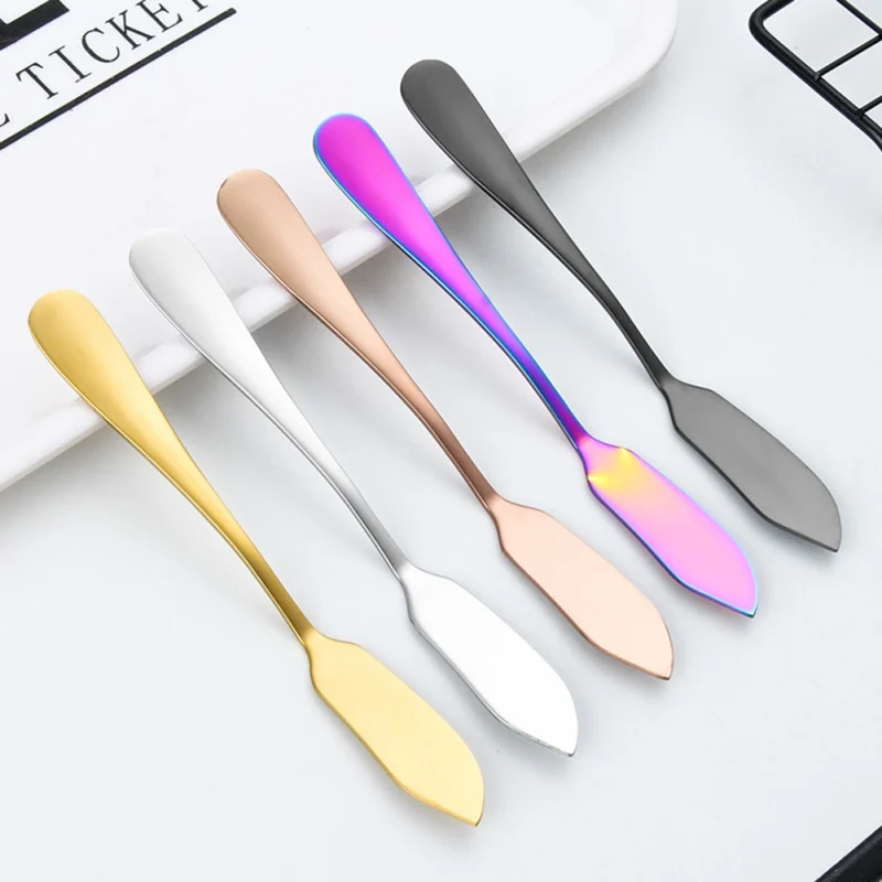 Нож для масла из нержавеющей стали искусственные ножи сыра золотой черный