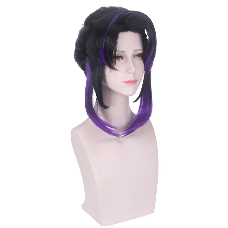 Аниме Demon Slayer Kimetsu No Yaiba Косплей парики Kochou Shinobu косплей парик искусственные волосы для париков Хэллоуин вечерние лопасти демона