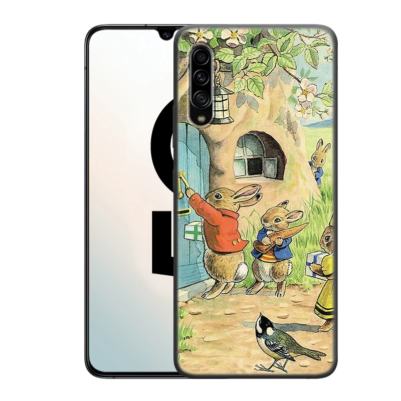 Чехол для samsung Galaxy A905G A51 A71 A10 A20 A20s A20e A10e A10s A50 A6 A7 A8 A9 плюс задняя оболочка Кролик Питер