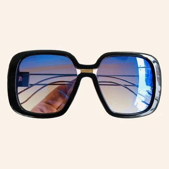 

New Oversize Square Sunglasses Men Women 2019 Luxury Brand Mirror Shades UV400