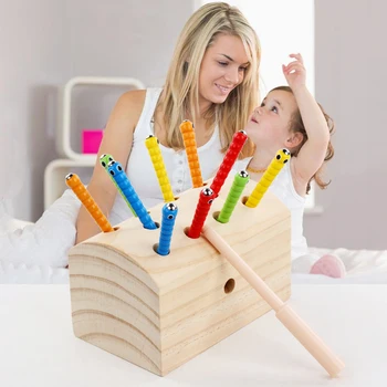 

Magnetic Catch Bug Game Toy Worms Game Fun Bugs Catching Magnetic Catch Insect Toy Easily Learning Parent-child Interactive Toy