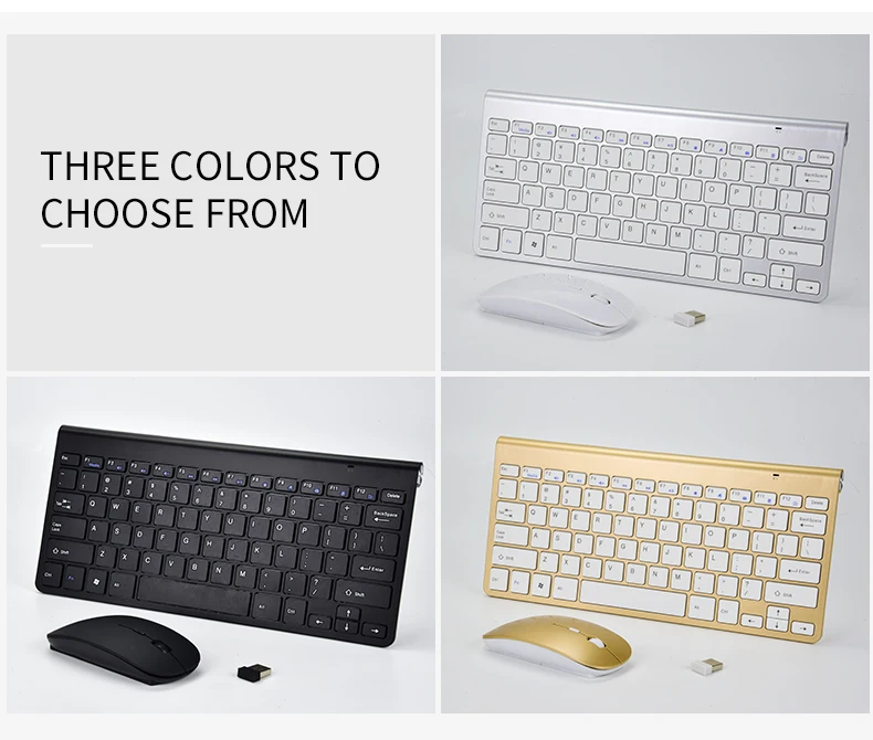para ios android 2.4g mini teclado mouse