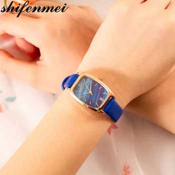

shifenmei Women Watch Leather Bracelet Quartz Wristwatch Luxury Watch Ultra Thin Womens Lady Watch Women Watches Clock
