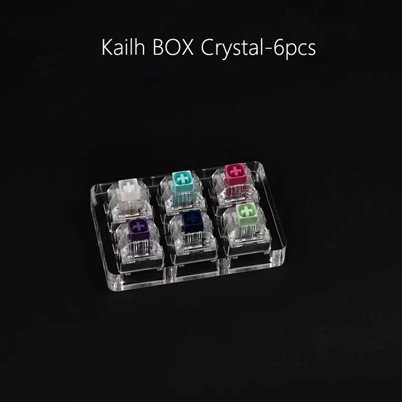 36 switch switches tester with acrylic base blank keycaps for mechanical keyboard  kailh TTC greetech box