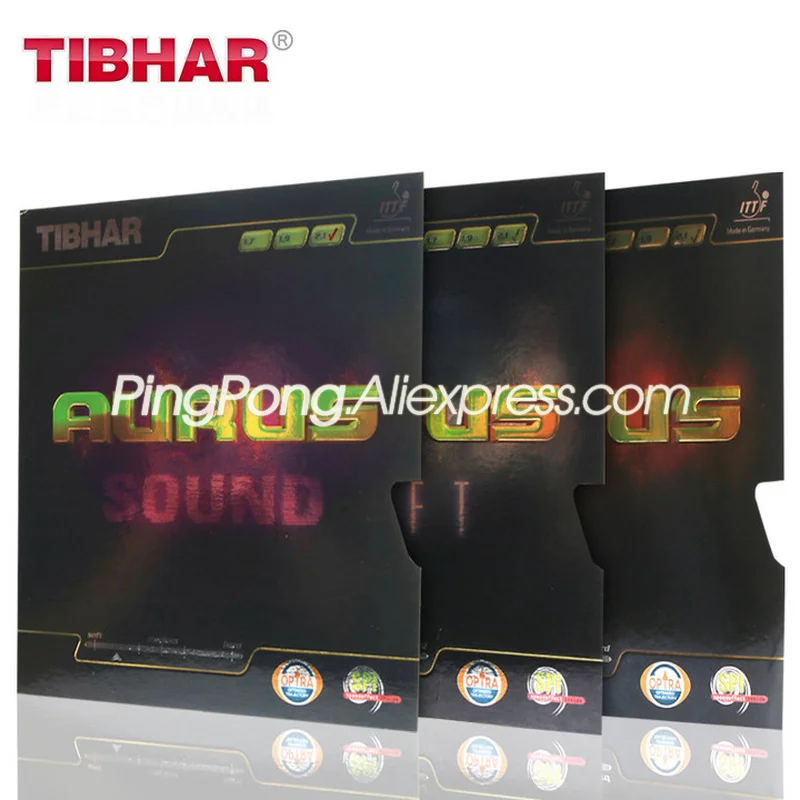 Мягкая губка для настольного тенниса TIBHAR AURUS SOUND оригинальная пинг понга|Ракетки