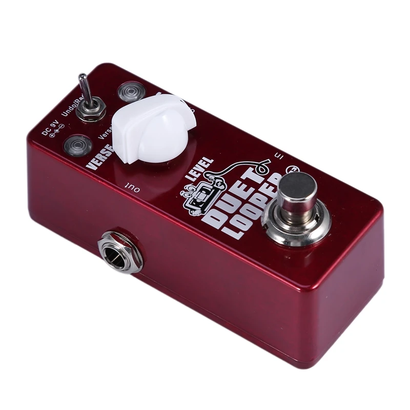 Xvive D3 гитарная педаль Looper Dual Stereo Looper Гитарные эффекты Педали полностью металлический корпус для гитары Запчасти и аксессуары