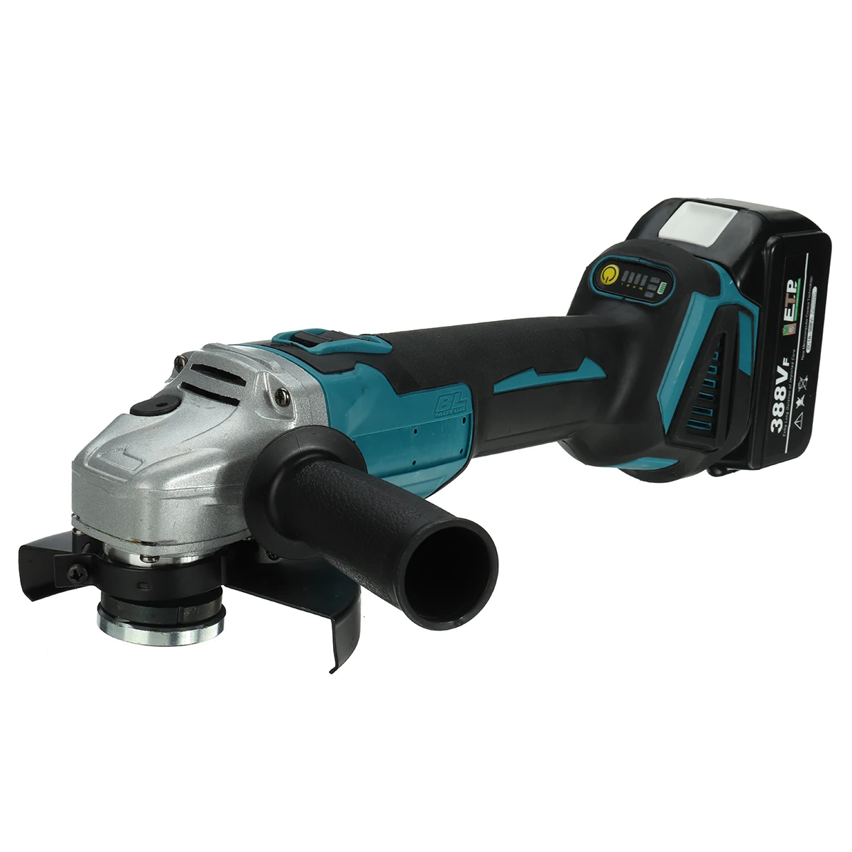 388VF 125mm Cordless Electric Angle Grinder Cutting Machine Power Tool 15000Mah Lithium-Ion Battery 4 Speed DIY Cutting Machine 2