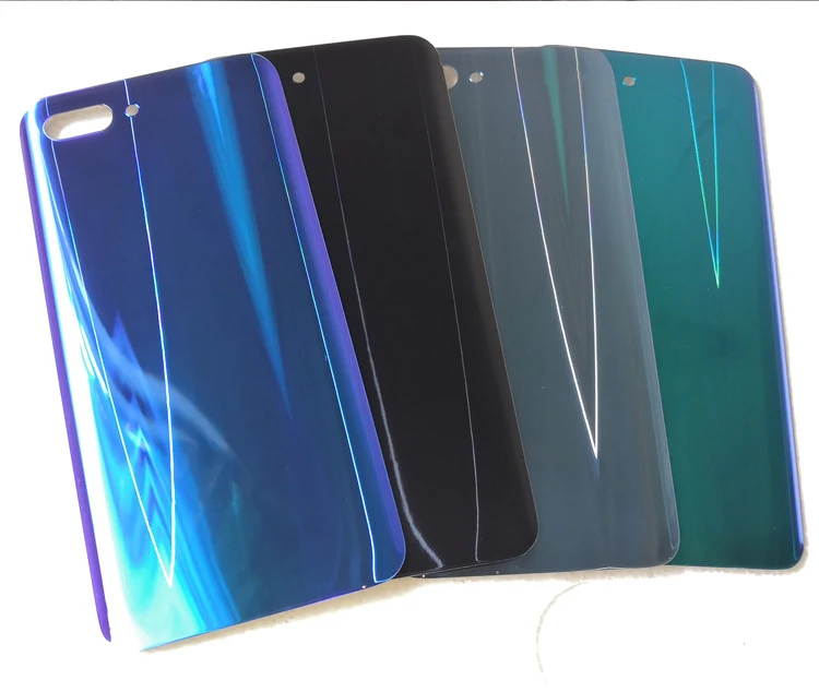 Для huawei Honor 10 стеклянная задняя крышка батарейного отсека сзади Корпус дверные замки для huawei Honor10 Стекло Крышка батарейного отсека Ремонт запасных Запчасти с помощью клейкой ленты 3м