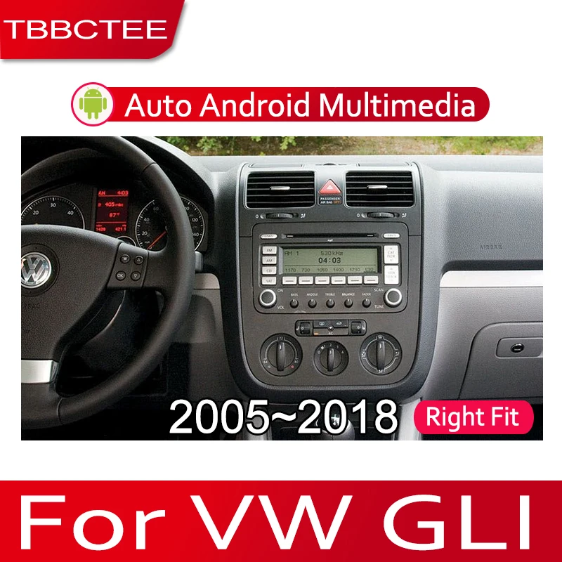 TBBCTEE 9 HD 1080P ips ЖК-экран Android 8 Core для Volkswagen VW GLI 2005~ автомобильный радиоприемник BT 3G4G wifi GPS Navi Мультимедиа DVD