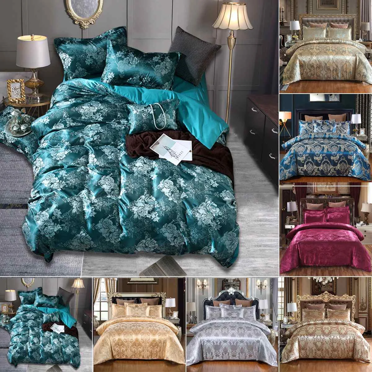 3D роскошный комплект постельного белья без одеяла комплект постельного белья s супер мягкий пододеяльник набор наволочка постельное белье Королева Король Размер Рождественский подарок