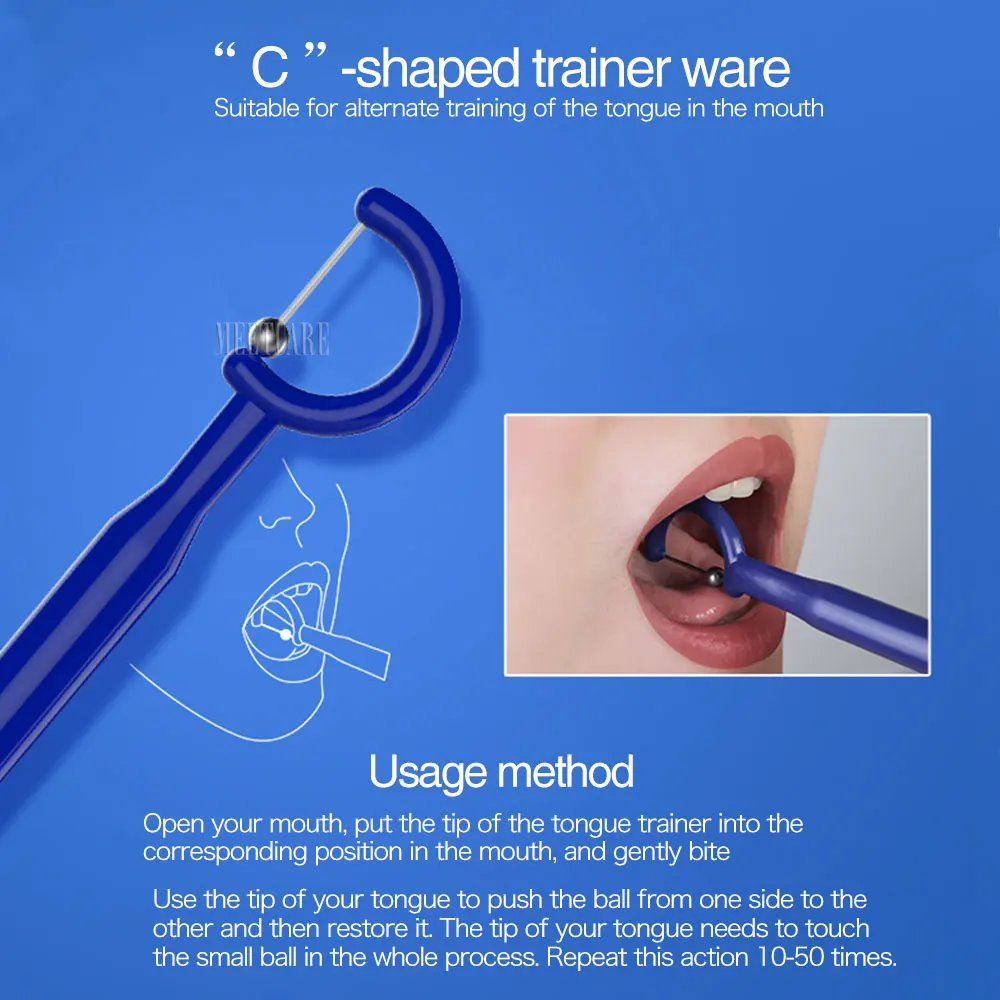 Tongue tip exercise tools Kids Tongue Tip Lateralization Elevation Tools Tongue Tip Exercise Oral Muscle Training Autism Speech Therapy Talk Tool