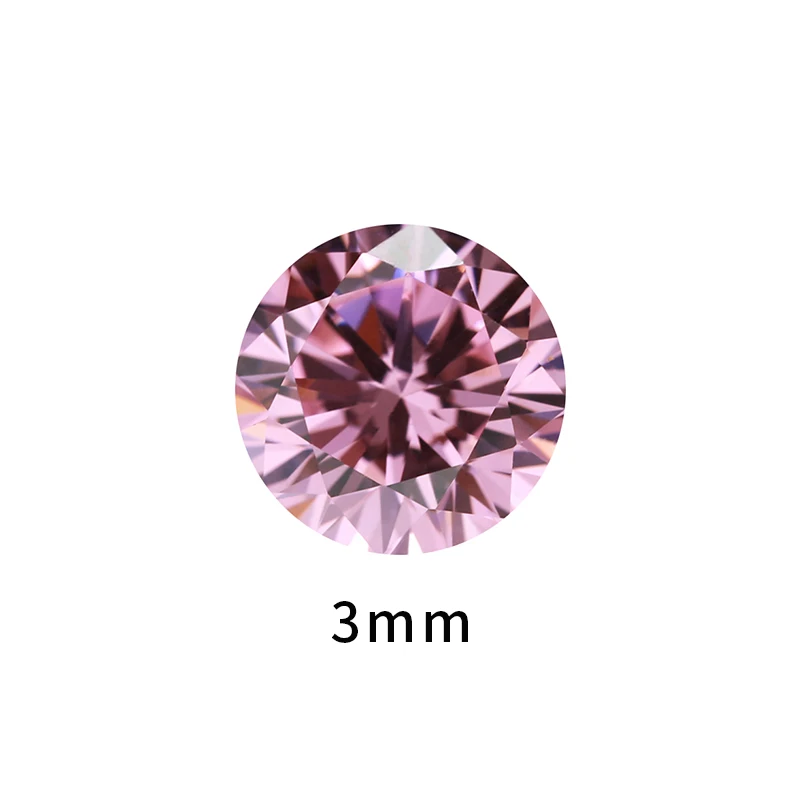 Pink-3mm Shipei 925 пробы серебряные ювелирные изделия Сапфир Изумруд Рубин круглые серьги-гвоздики простые серьги-гвоздики для женщин подарок на день рождения - Цвет камня: Pink-3mm