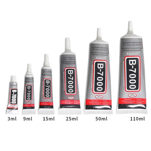 9ml 15ml 50ml 110ml B7000 Glue For Rhinestones Needles Epoxy Adhesive  Atrong Hotfix for Glass jewelry Multi Repair Adhesive