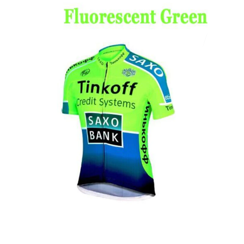 Tinkoff Saxo Bank, короткий рукав, Велоспорт, Джерси, набор, Ropa Ciclismo, Hombre, MTB, одежда для велоспорта, дышащая, велосипедная майка - Цвет: 9