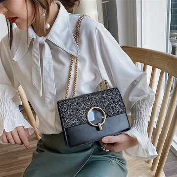 

Fashion All-match Lock Small Square Bag For Girl Daily Work Shopping Trendy Bag New Summer Fresh Shoulder Diagonal Bag White