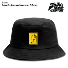 Необычная шляпа для косплея Джоджо Харадзюку, Панама, хип-хоп кепка, унисекс, летняя Рыбацкая шляпа, Солнцезащитная шляпа