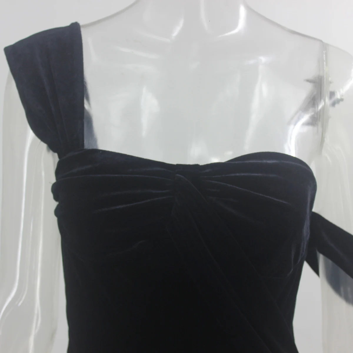 Slaygirl черный платье с открытыми плечами, Bodycon платье Для женщин бархата пикантные вечерние платье на одно плечо лето-осень миди платье Женский