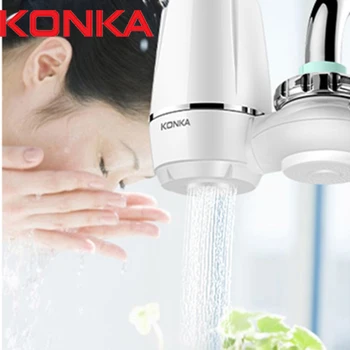 

KONKA Mini Tap Water Purifier Kitchen Faucet Washable Ceramic Percolator Water Filter Filtro Rust Removal Replacement
