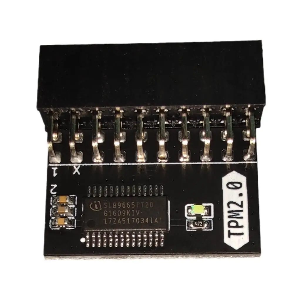 Защитный модуль 20pin для ASUS TPM-L R2.0/Gigabyte GC-TPM2.0 совместимый с Trust платформы 20-pin 20-1 |