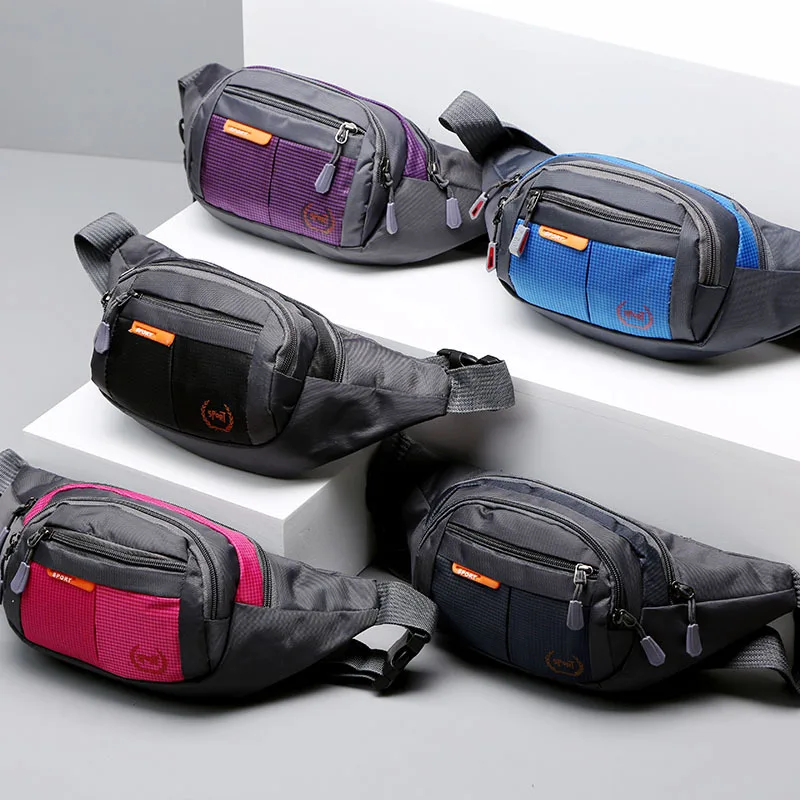 

Three Layer Men Wallet Fashion & Sports Wear-Resistant Waist Bag Anti-Theft Multi-functional Phone Bag Casual Crossbody Bag