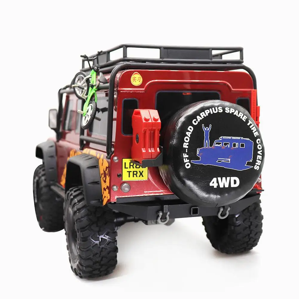 Rc Crawler Car 1/10 For Traxxas Trx-4 Trx6 Axial Scx10 90046 D90 Rr10 Rc4wd 90-120mm Tire Racing 1.9 2.2 Inch Spare Tire Cover