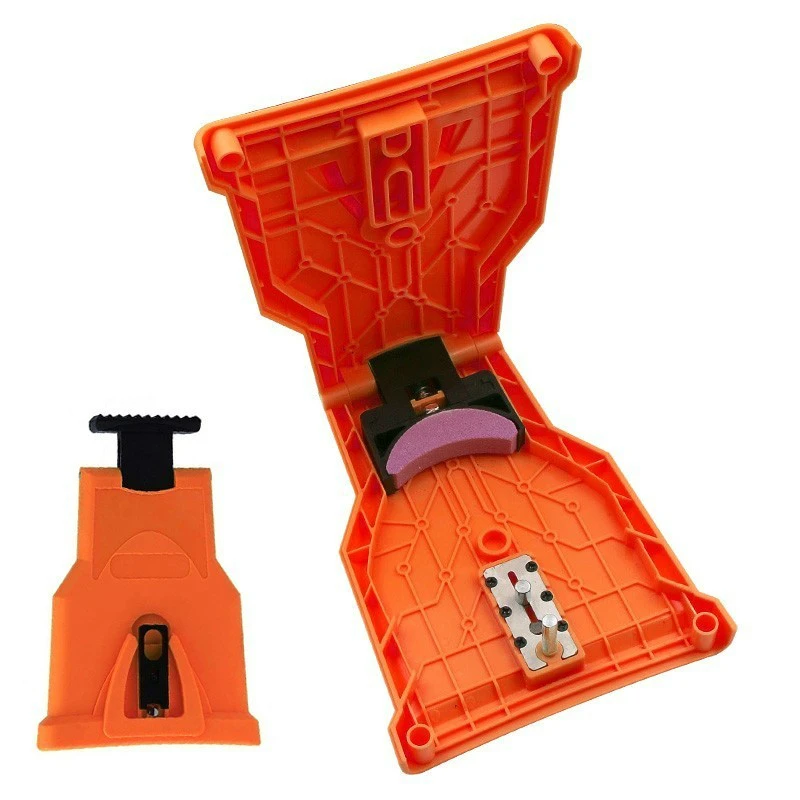 LAMEZIA Chainsaw Sharpener Easy Woodworking Knife Sharpens Stone Fast Power Chain Cutting Tool Accessory