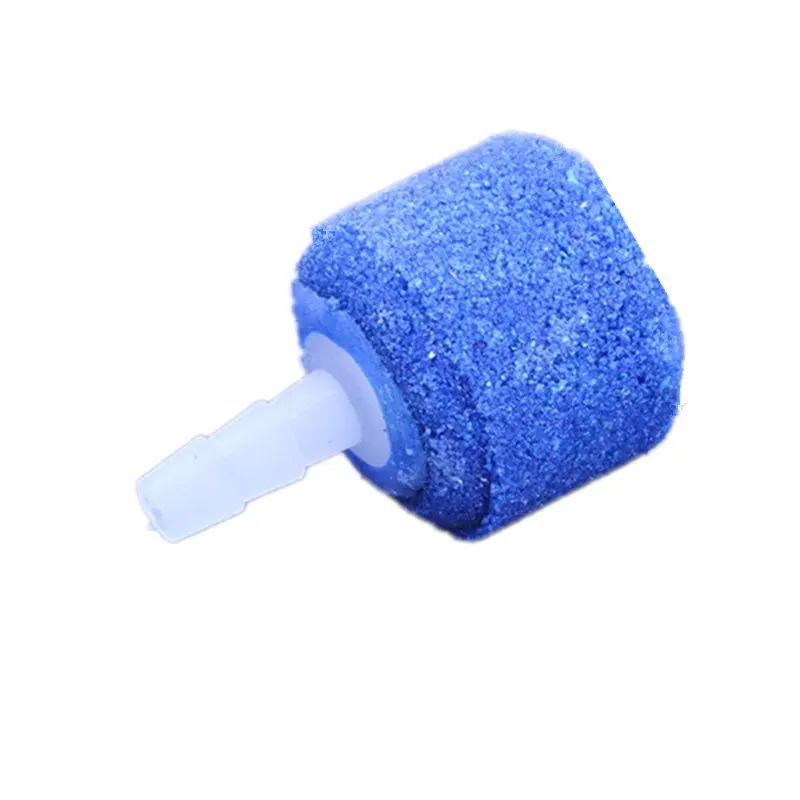 Gas Stone Small Ecological Aquarium Oxygen Pump Ultra-quiet Aerator Sand Head Bubble Stone - Цвет: Синий