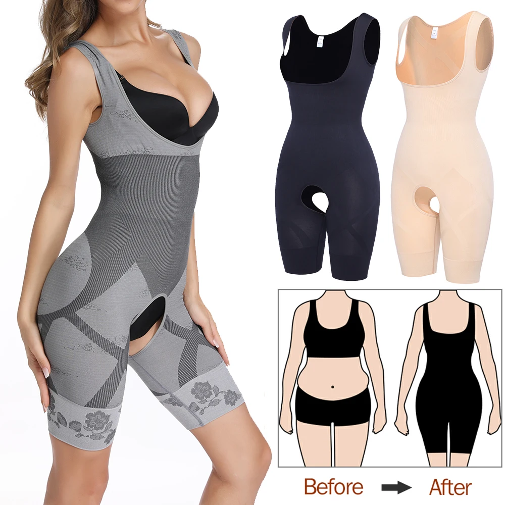 Postpartum Body Shaper Shapewear for Pregnant Women Seamless Corset Tummy  Control Colombian girdle Lace Zipper OpenBust Bodysuit - AliExpress