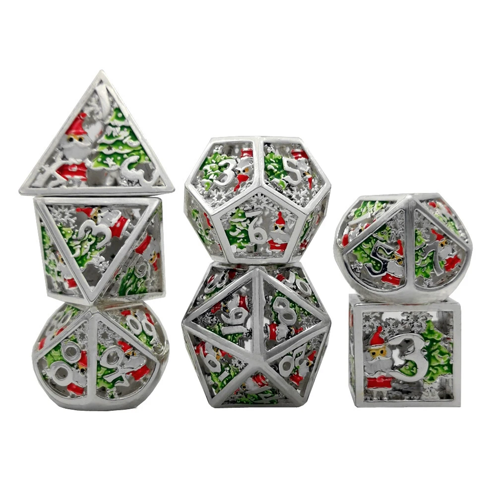 metal oco dados de rpg de dados