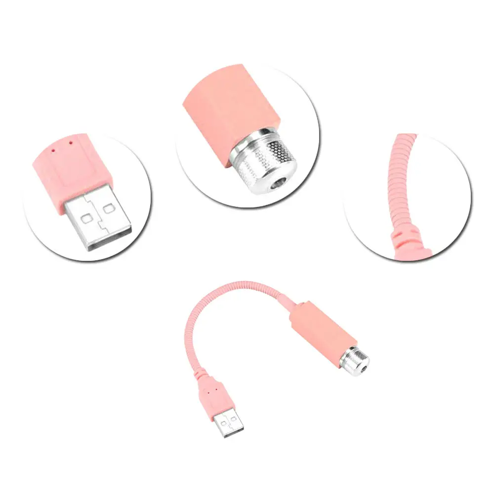 Подключите автомобиль и бытовые потолочные романтические USB маленькие ночники