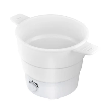 

Hot Foldable Electric Frying Pan Kettle Heated Food Container Heated Lunch Box Cooker Portable Multifunctional Thermal Cooker EU