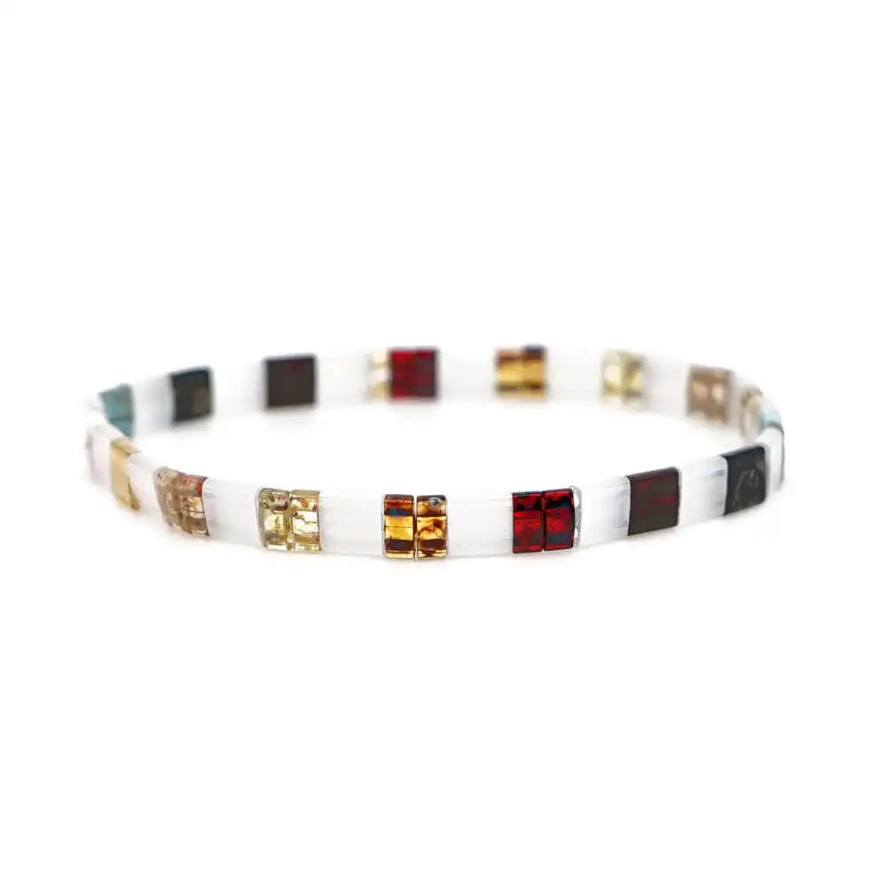 Go2boho Perles MIYUKI Pulseira Mujer Тила бусины браслет летние пляжные Браслеты Женские радужные богемные ювелирные изделия бохо шик