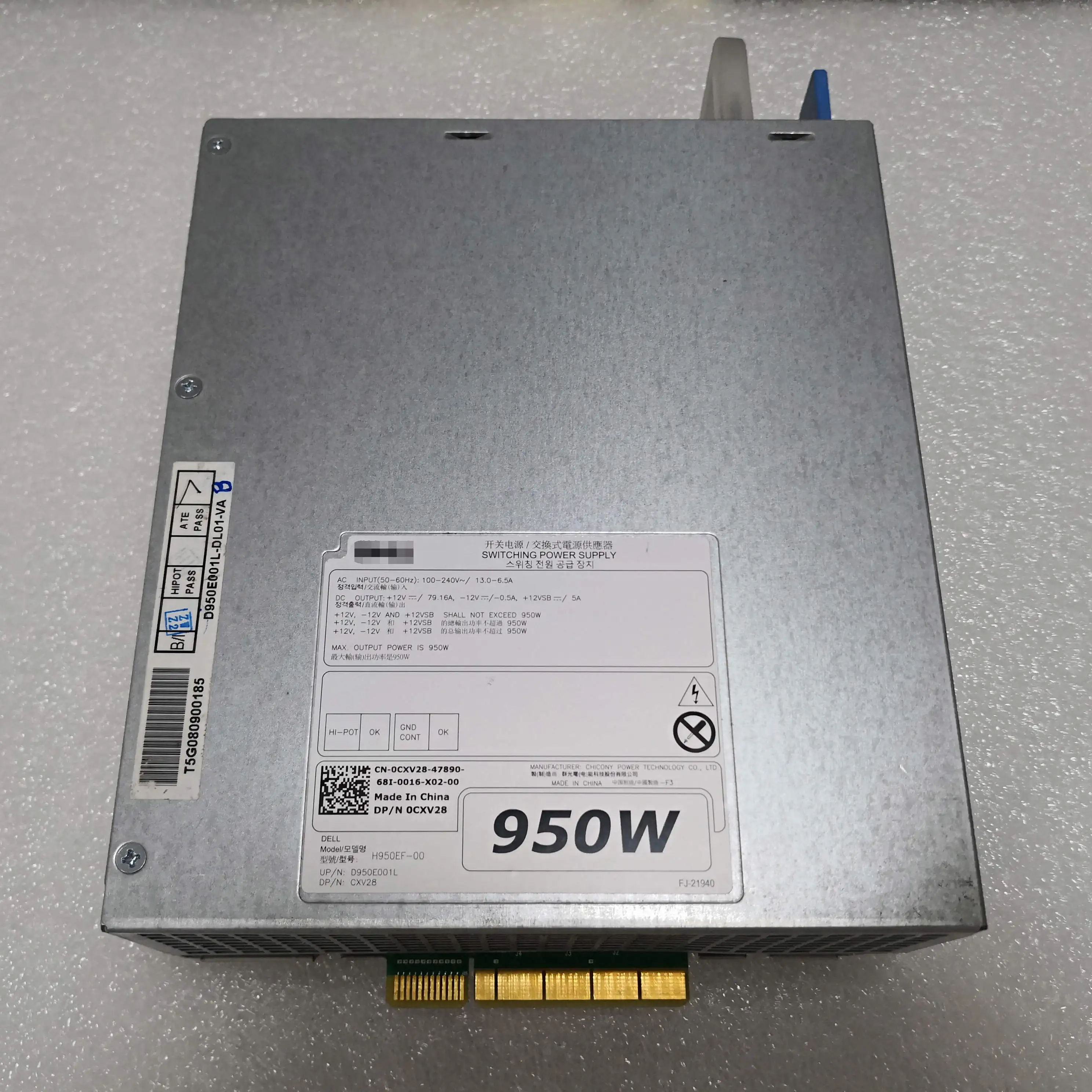H950EF-00 для Dell T5820 T7820 T7920 950W источник питания рабочей станции | Компьютеры и офис