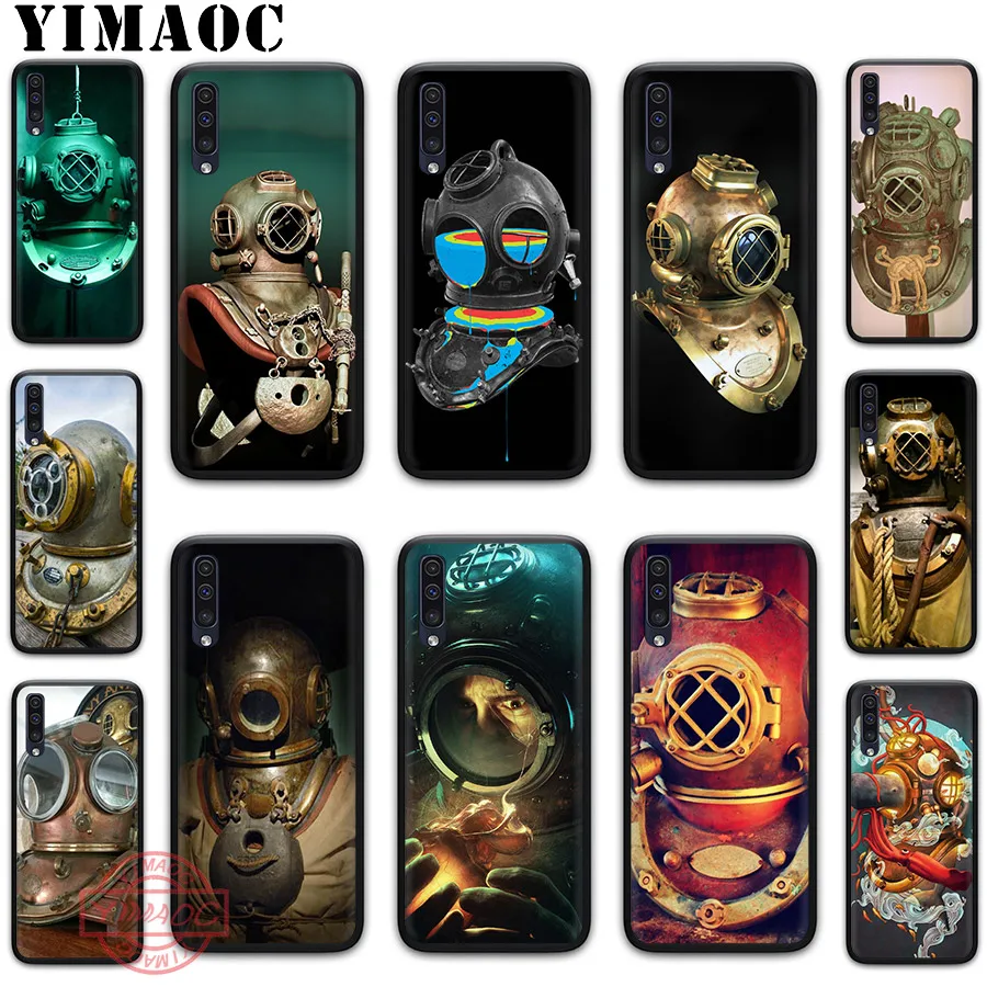YIMAOC водолазный шлем CAM подводный Спорт маска чехол для Samsung A10s A20s A30s A40s A50s A60 A70 A6 A7 A8
