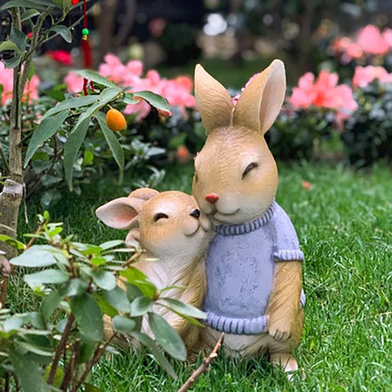 

Tuin Decoratie Garden Outdoor Gardens Decoration Sculpture Garden Miniatuur Bloempot Tuinkabouter Poppenhuis Meubels Rabbit Cute