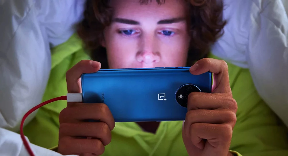 OnePlus 7T 8 ГБ ОЗУ Смартфон Snapdragon 855 Plus Восьмиядерный 90 Гц AMOLED экран 48MP камеры UFS 3,0 NFC