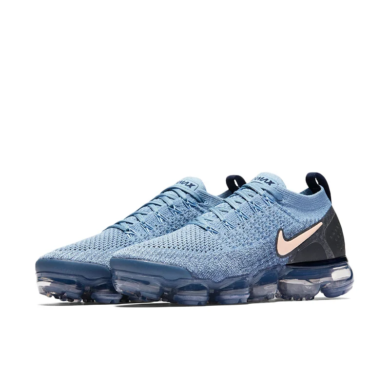 Оригинальные кроссовки NIKE AIR VAPORMAX FLYKNIT 2,0, женские модные черные кроссовки цвета радуги, противоударные прочные высококачественные 942843