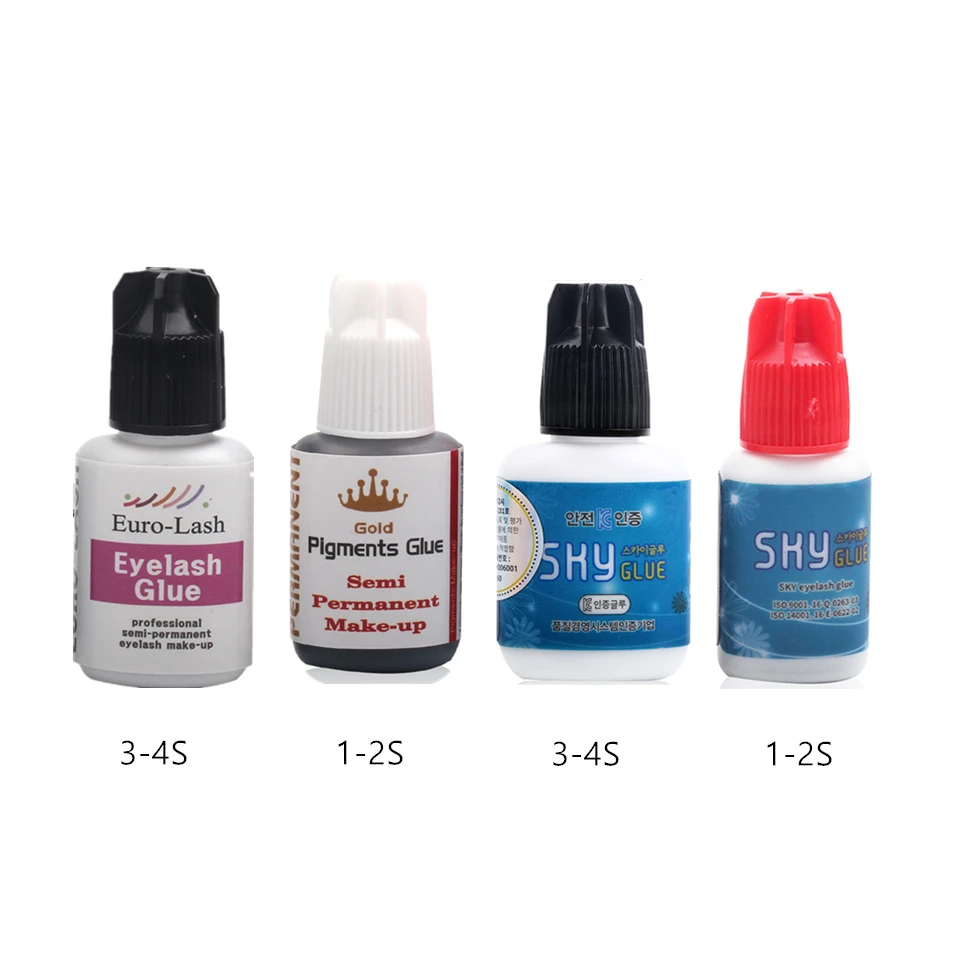 

Eyelash Extension Glue 1-4 Seconds Fast Drying Eyelashes Glue Pro Lash Glue Black Adhesive for eyelash extension professionals