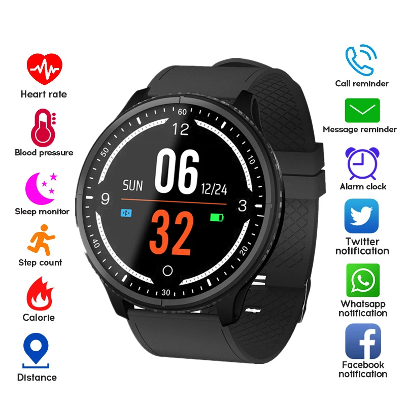 

696 P69 Smart Watch Heart Rate Blood Pressure Oxygen Calorie Sleep Monitoring Reminder Push Dial Wristband Smart Bracelet Women