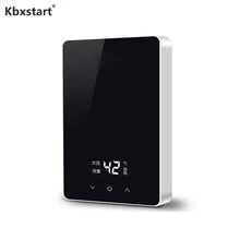 5500 Вт сенсорный водонагреватель для кухни, быстрый нагрев, душ, полив, водонагреватели для ванной комнаты, светодиодный дисплей, 220 В, алюминиевый литой нагревательный элемент