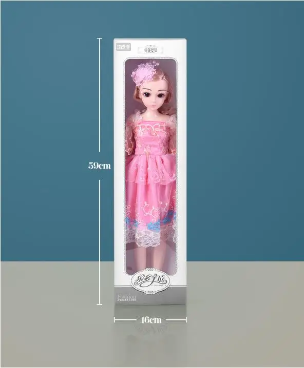 1/4 50 см BJD DIY моделирование куклы милый кукольный костюм платье принцессы для девочек Подарочная коробка макияж лучший подарок для девочек