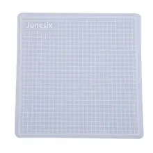 Прозрачный коврик для резки из ПВХ Защитные лезвия измерительная сетка вырезанная доска коврик для рисования(10*15 см) Нескользящая разделочная доска Новинка