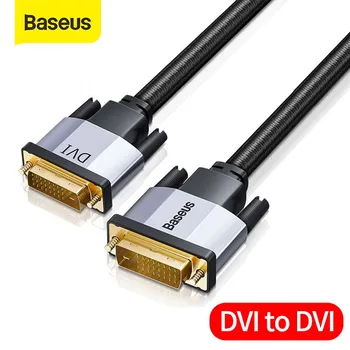 

Baseus 24+1 Dual Link Male to Male Digital Video Cable Two Way Conversion DVI Cable for Projector, Gaming, DVD, Laptop,HDTV,PC