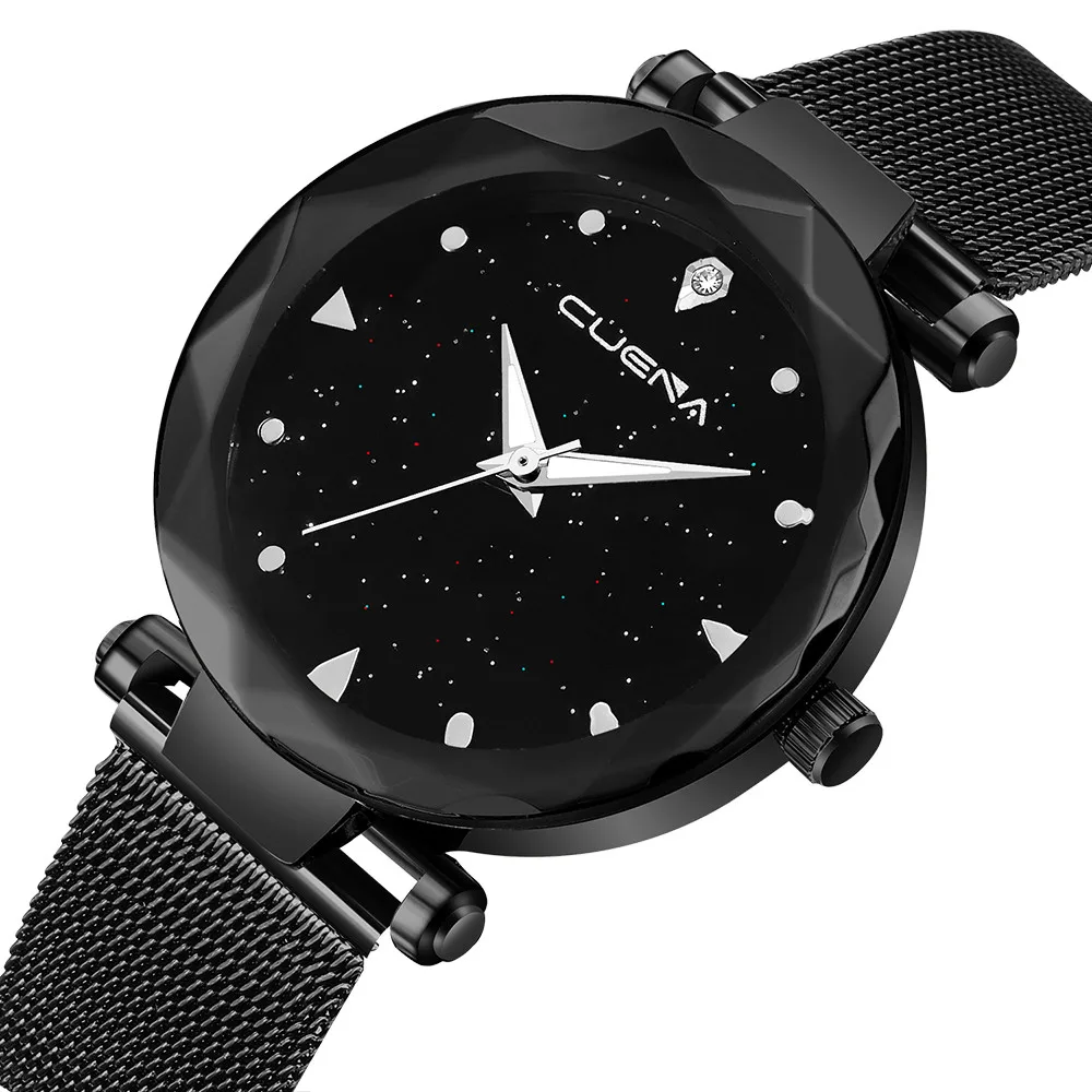 

Montre Femme NEW Fashion CUENA Watch Women Luxury Stainless steel Watches Luxury Ladies quartz wristwatch Relogio Feminino W50