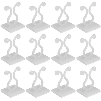 

100 Pack Plant Climbing Wall Fixing Clip Plant Fixer Self-Adhesive Hook Plant Vine Fixer