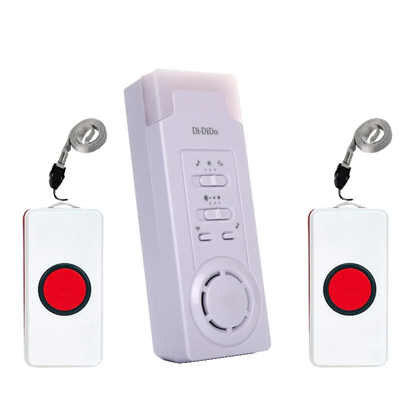 

ABKT-Didida House Wireless Mobile Alarm Emergency Button P(2 Transmitter 1 Receiver)